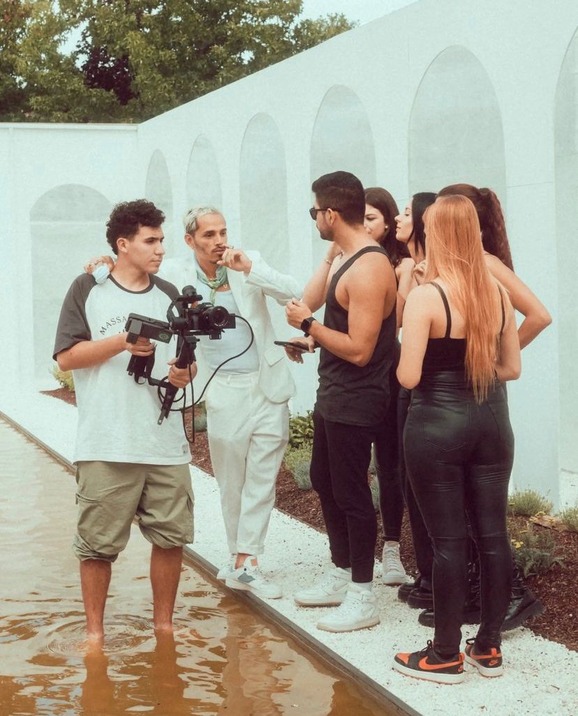 El Jardín Árabe durante la grabación de un videoclip, imagen 2